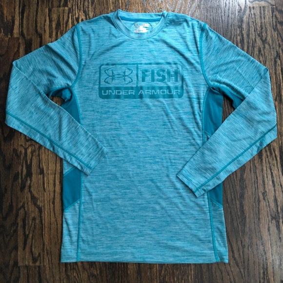 🆕 UA L/S Fish Tee - Picture 1 of 12